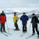 Russian skiers in Tsakhkadzor