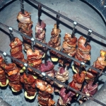 Khorovats cooked in tandoor
