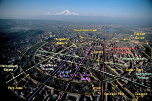 yerevan map streets