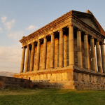 Temple of Garni at sunset